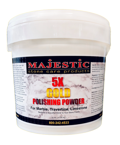 Majestic 5X Gold Marble Polishing Powder